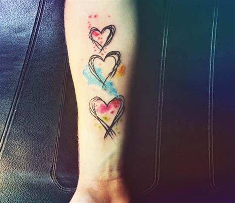 3 hearts tattoo|three hearts tattoo meaning.